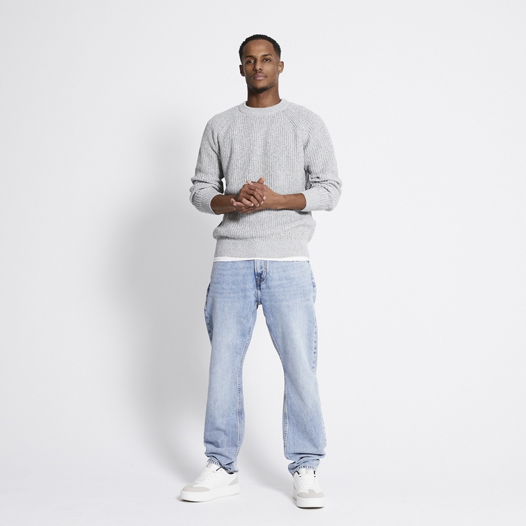 Rib-knit sweater "Rob Twisted" Green